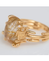 Ole Lynggaard Copenhagen Ring Medium in Gold with Rutile Quartz and Diamonds (horloges)